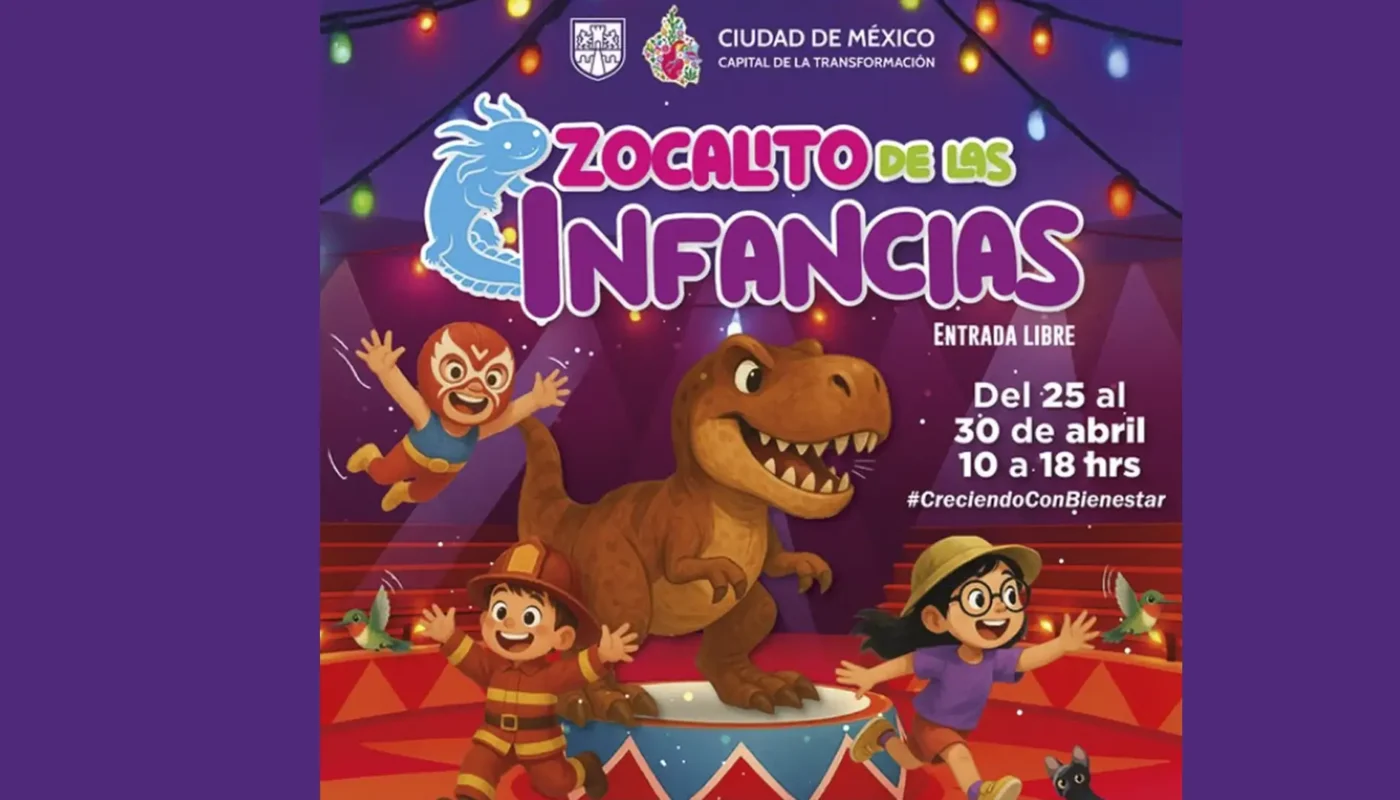El Zócalito, fiesta gratuita para niñas y niños