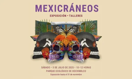Explora 50 cráneos artísticos en Xochimilco