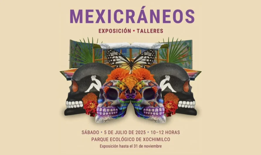 Explora 50 cráneos artísticos en Xochimilco