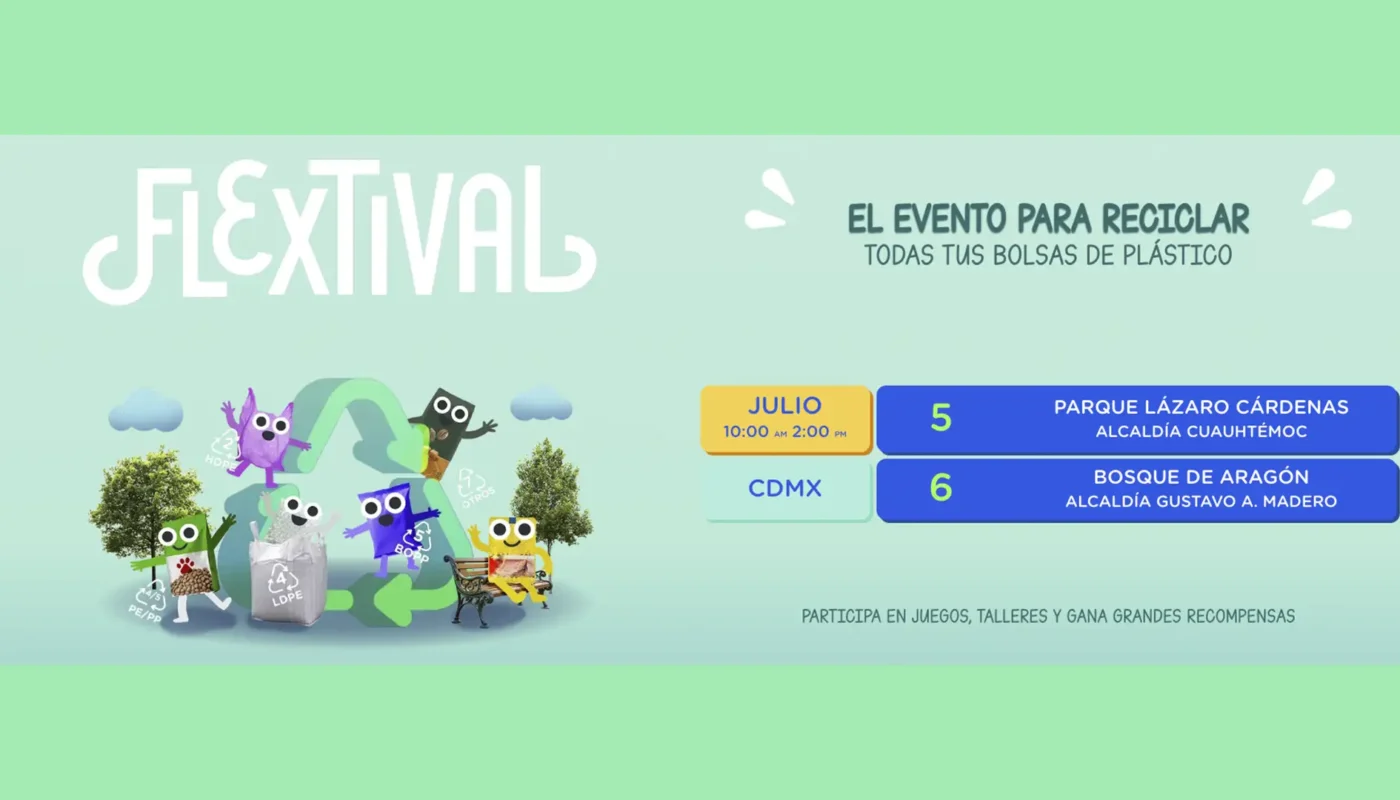 Recicla, sonríe, canjea en el Flextival