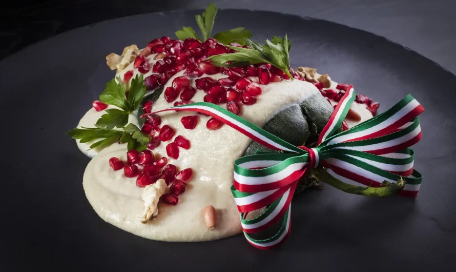 Temporada de chiles en nogada en el Zócalo