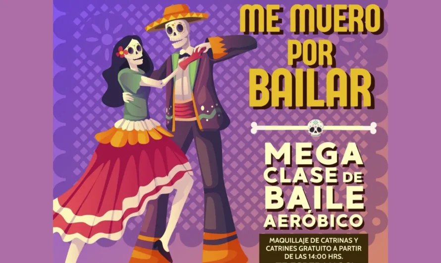 Vive el Día de Muertos de forma activa y emocionante en la Mega Clase “Me Muero por Bailar” este 30 de octubre en el Zócalo.