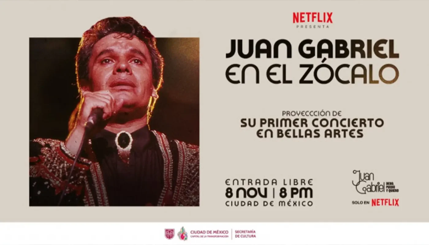 Canta con Juan Gabriel en el Zócalo