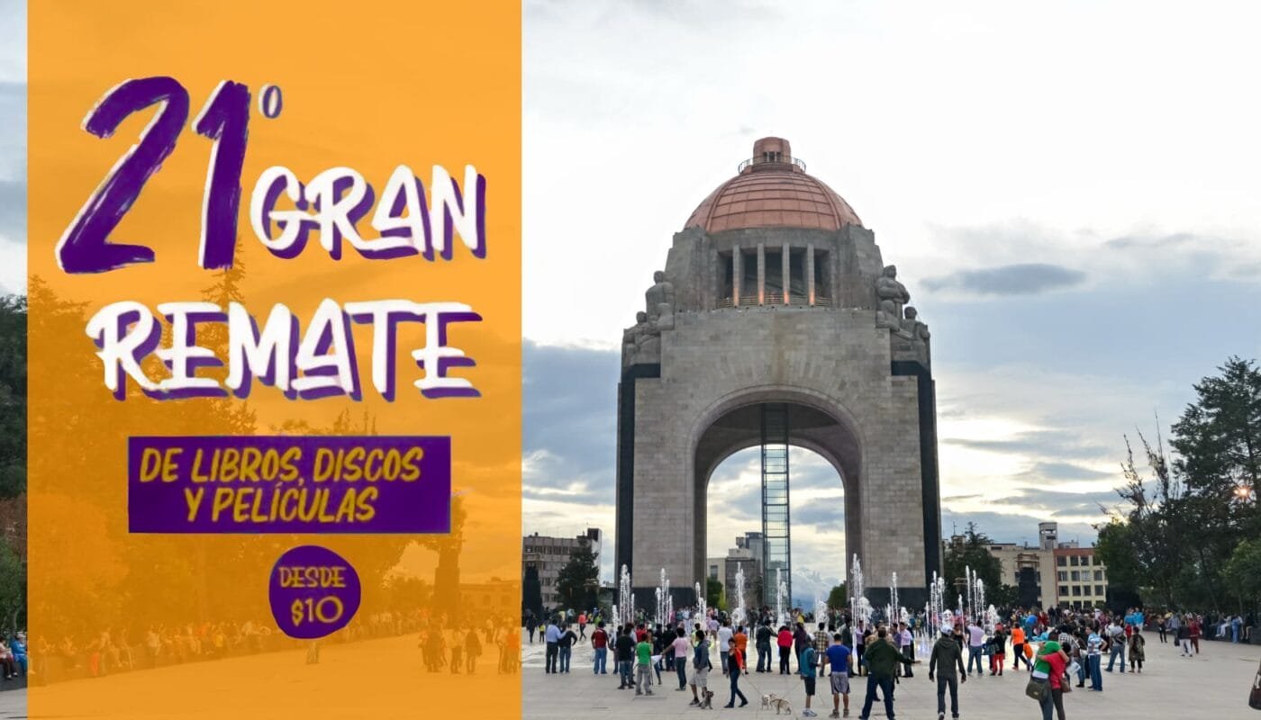 Gran Remate de Libros en el Monumento a la Revolución