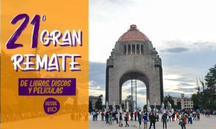 Gran Remate de Libros en el Monumento a la Revolución