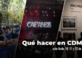 Qué hacer en CDMX este finde